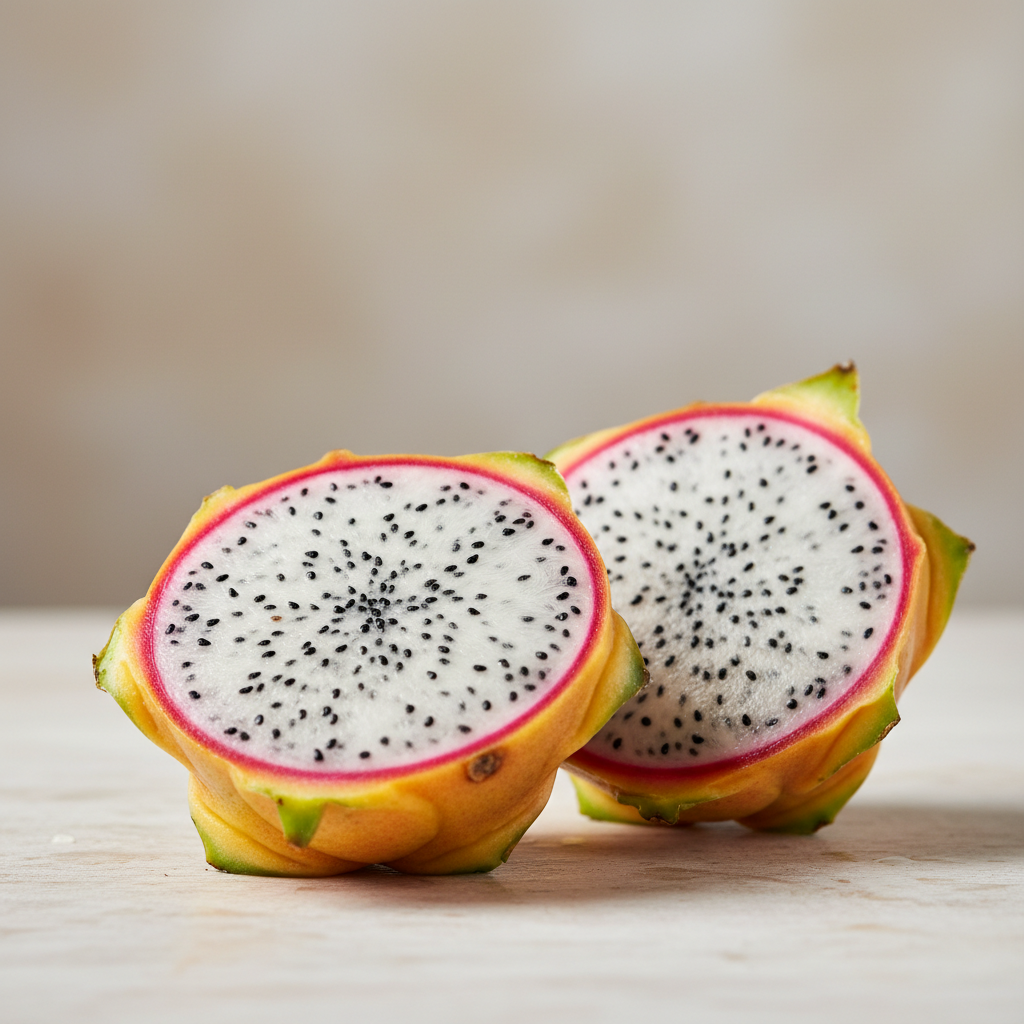 Dragon Fruit Plant: A Tropical Delicacy, White Flower, Yellow Skin, White Fruit